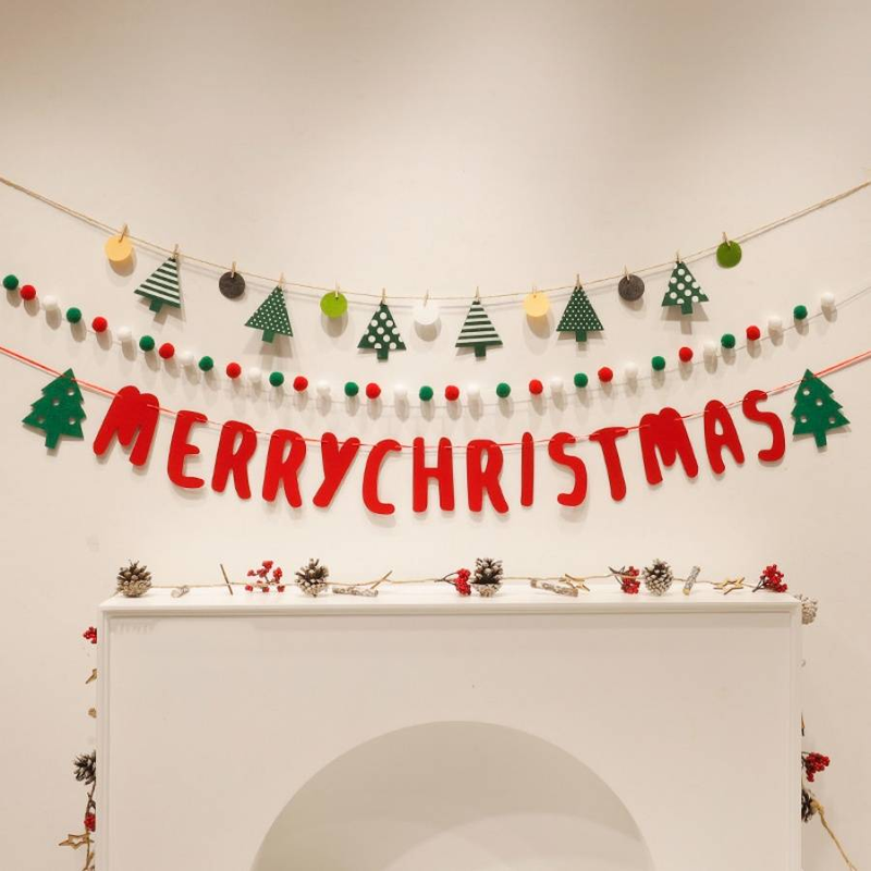 1 stück weihnachtskugel string urlaub partei Weihnachten rot weiß grün farbige ball dekoration home shop dekoration_voghion.com