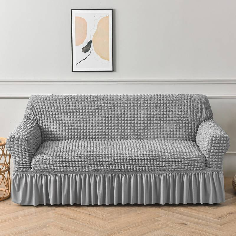New Light Luxury Sofa Cover, Seersucker Thickened Elastic Sofa Cover, Anti Cat Scratching All Inclusive Universal Cover For All Seasons_voghion.com