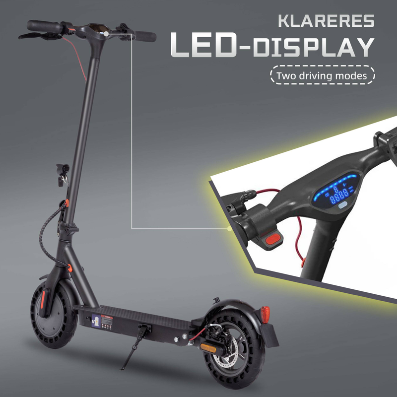 Vankel '36V 500W' elektrische step voor volwassenen, opvouwbare 10" wielen, 10Ah accu, bereik van 20-35 km, dubbele remmen, app-gestuurd, ABE-gecertificeerd, maximumsnelheid 20 km/u_voghion.com