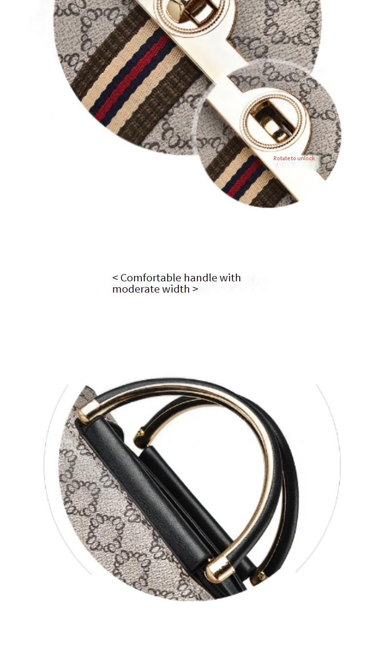 Elegante kleine Umhängetasche für Damen – modische PU-Schultertasche mit verstellbarem Riemen, Multi-Pocket-Design (Schwarz, Braun, Khaki, Rot, Pink)_voghion.com