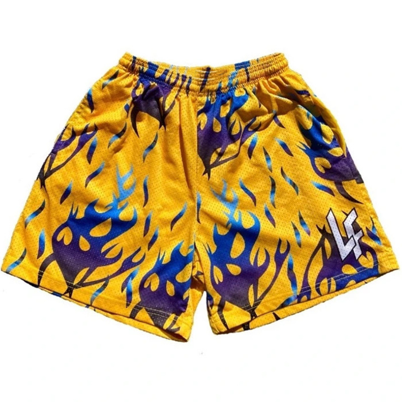 Herrkläder Strandbasketbyxor Sportshorts Löpning herr Fitness mesh andas snabbtorkande hipster casual lös träning plus size byxor_voghion.com