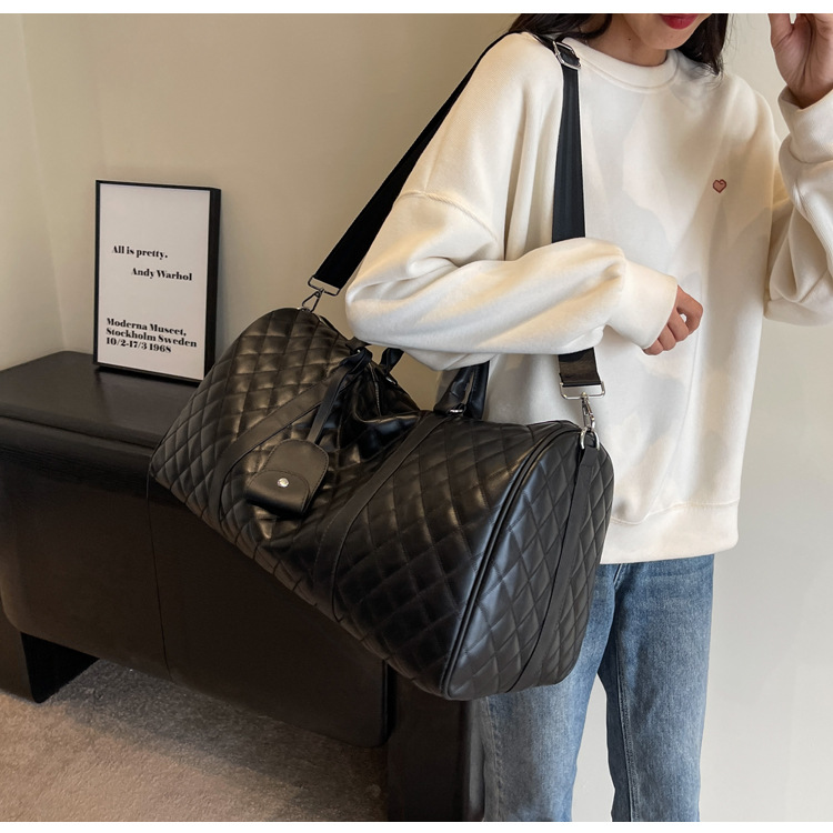 Ny forretningsrejsetaske til mænd med stor kapacitet til at forbedre udseendet, bagagetaske til opbevaring, shopping, sport og fitness til kvinder_voghion.com