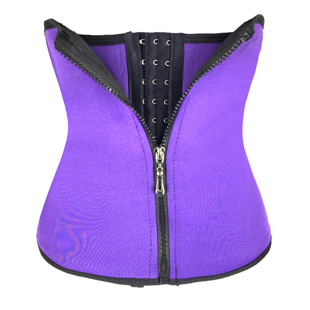 fivela ajustável corpo moldando cinto de barriga palácio espartilho cinto de barriga com zíper_voghion.com