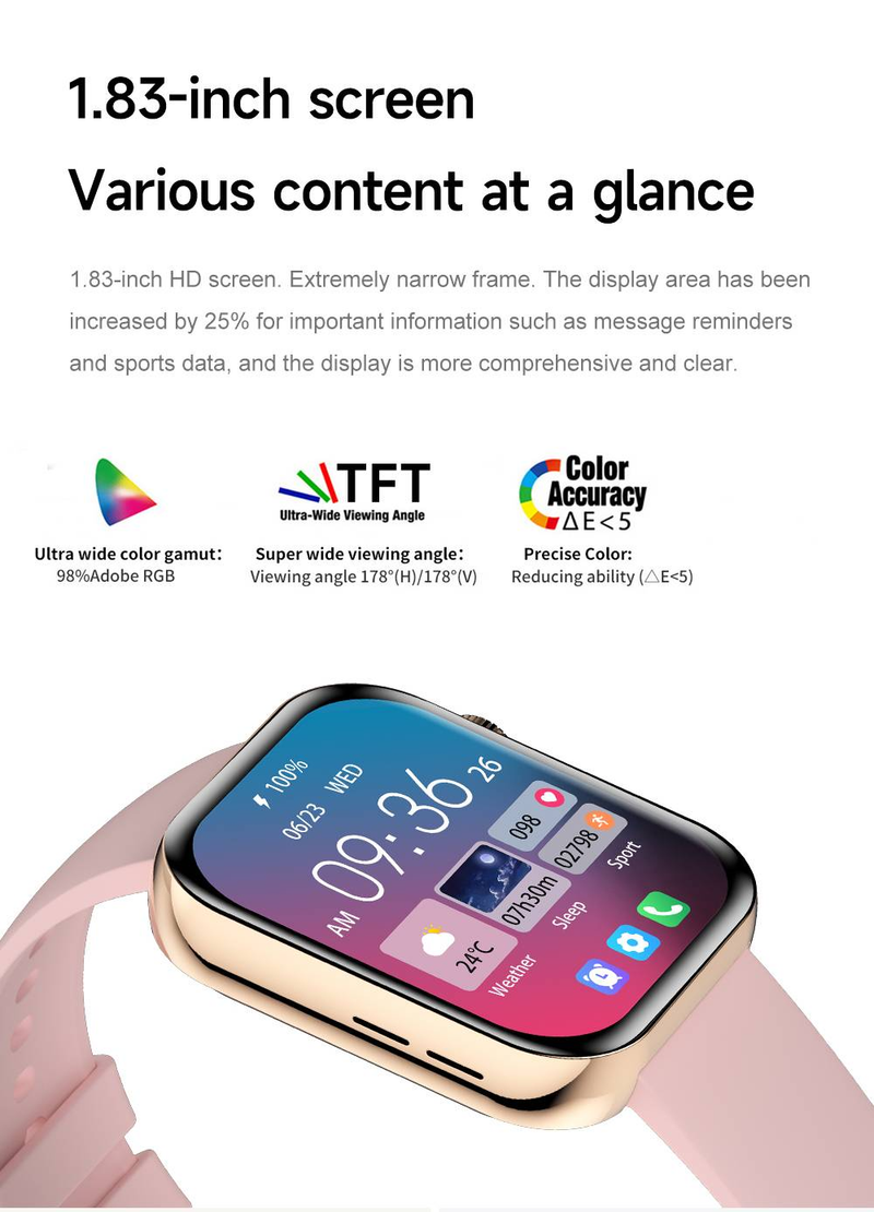 Pro Huawei Xiaomi AMOLED Chytré hodinky pro muže WATCH FIT 3 Bluetooth volání GPS Sport Tracker IP68 Voděodolné Dámské chytré hodinky 2024 Nové_voghion.com