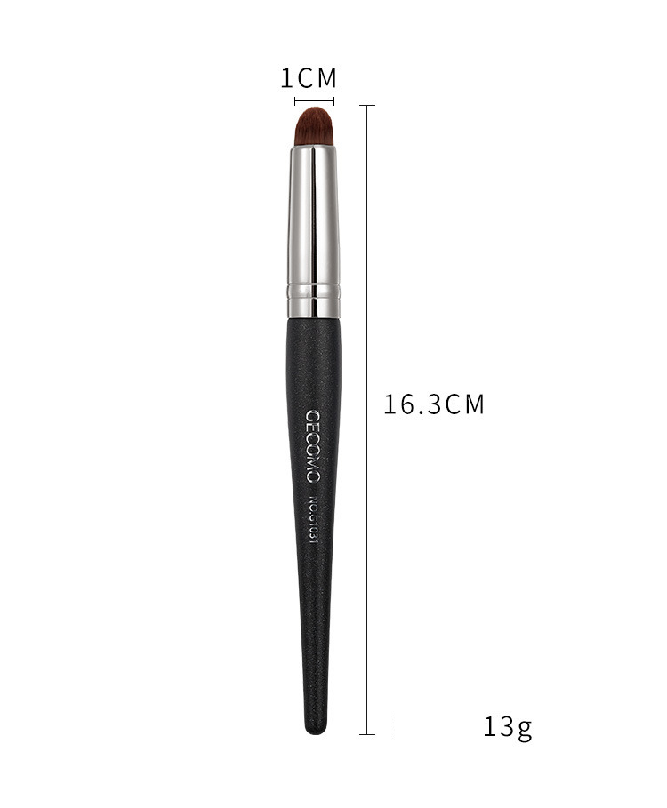 GECOMO Concealer-Pinsel, Einzelpackung, 270 Concealer-Pinsel, Finger-Concealer-Konturpinsel, weiches Haar, Make-up-Pinsel-Werkzeug_voghion.com