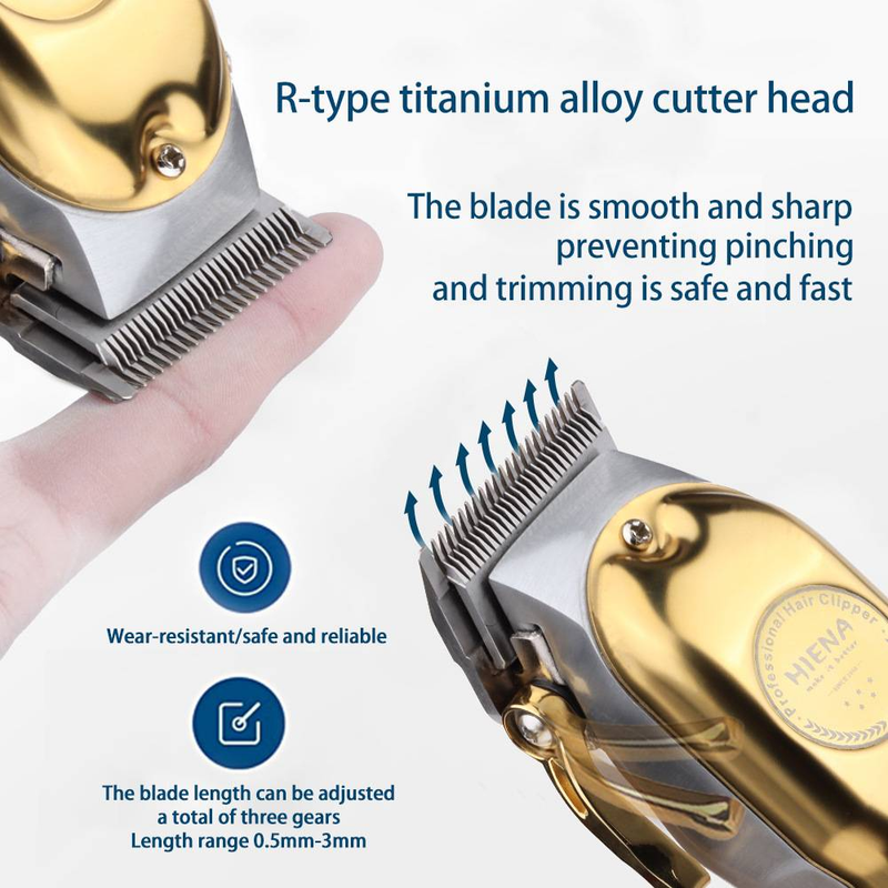 Electric Hair Clipper Digital Display Hair Clipper Men's Rechargeable Hair Clipper Hair Salon Cross-border Hair Clipper_voghion.com