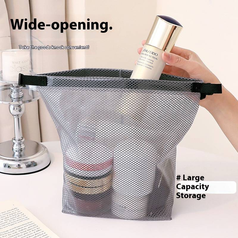 Makeup Tools & Accessories Large Capacity Waterproof Bag Storage Bag High Value Shopping Bag Snap Button Portable Toiletry Bag Hand Held Cosmetic Bag_voghion.com
