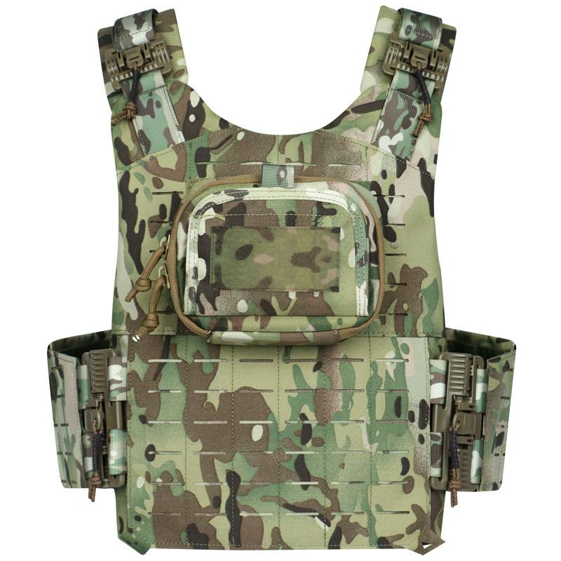 Tactical Quick-Release Vest – Lightweight Combat Gear For Airsoft & Outdoor Training| Breathable & Durable (One Size Fits All)_voghion.com