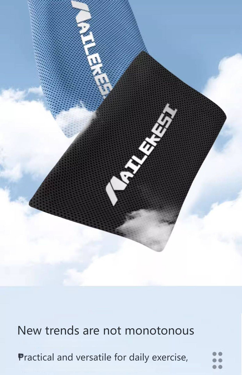 Unisex Sports Wristband Sweat Absorbent & Cooling Towel – Quick-Dry Gym Accessories For Running, Tennis & Summer Workouts_voghion.com