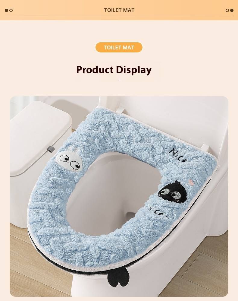 Winter-Toilettensitzbezug – Ultraweiches Fleecekissen mit Reißverschluss (rutschfest, geruchsneutral, 1er-Pack, mehrere Farben)_voghion.com