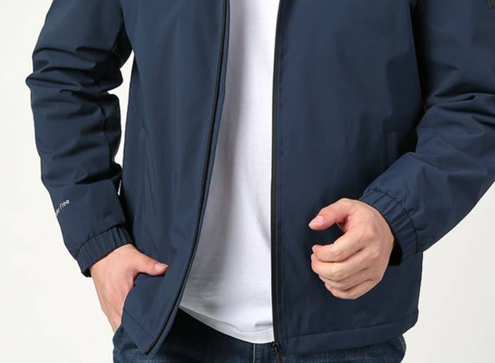 Men's Fleece-Lined Windbreaker Jacket – Winter-Ready Thermal Coat With Quick-Dry Tech For Urban Commute & Outdoor Adventures_voghion.com