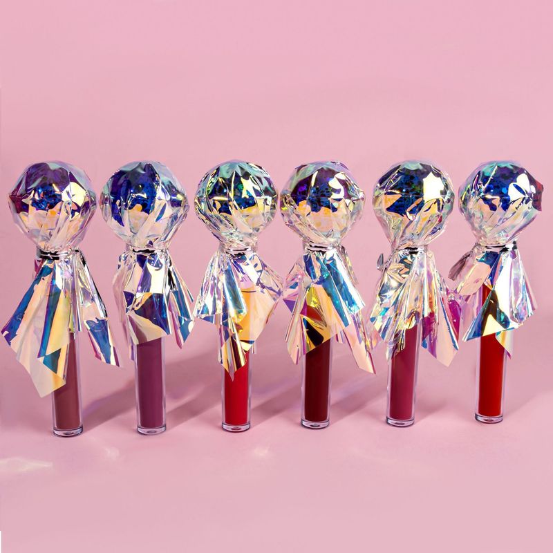 SHCOETY Lollipop Set - Double-Ended Matte & Shimmer Lip Gloss Duo - Pearl Fine Shimmer, Non-Stick Cup, Layerable Lip Glaze_voghion.com