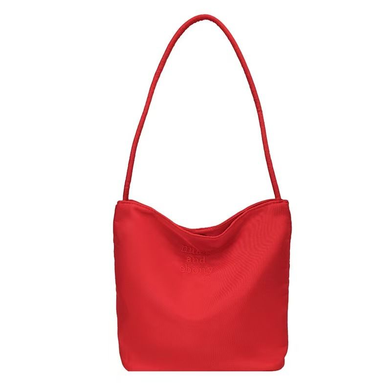 Corea del Sud Muchandebong Donna 2024 Nuova Moda Casual Pendolare Nylon Monospalla Versatile Borsa a Secchiello_voghion.com
