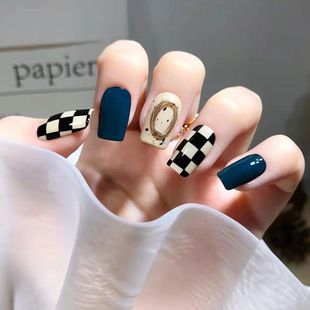 Bellezza Salute Unghie Indossare Pezzi di Unghie Perla Trapano Polvere Attraverso Pezzi di Unghie Corte Pezzi di Unghie Indossabili Unghie Patch Pezzi di Unghie Finite_voghion.com