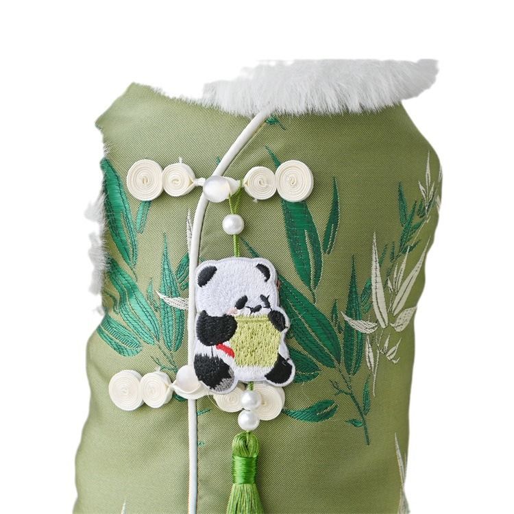 Tang Suit Small Dog Clothes Teddy Bichon Pet Cat New Year Autumn Winter Style_voghion.com