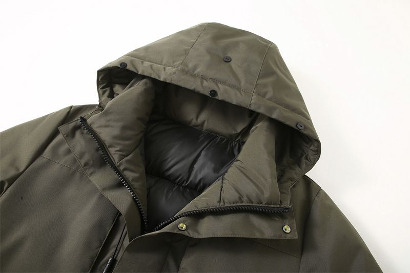 Robuste Winter-Steppjacke für Damen und Herren – Russischer Bestseller (L-XXXXL, Schwarz/Armeegrün/Khaki, mit/ohne Pelzbesatz)_voghion.com