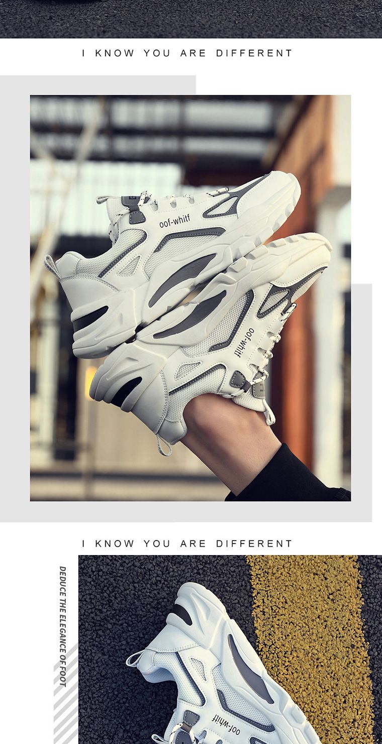 Pánské sportovní nové styly 2022, univerzální ležérní podzimní táta boty pro střední školy, trendy boty_voghion.com