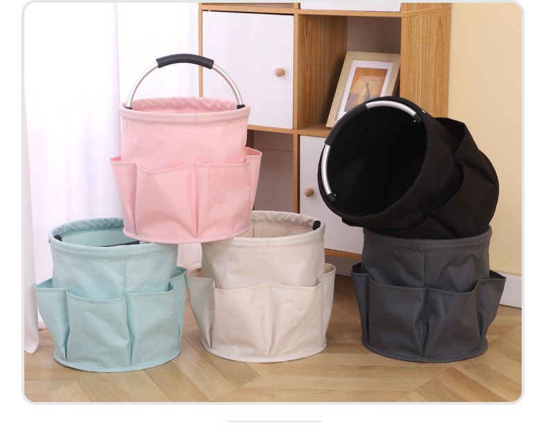 Outdoor Camping Picknickkorb Strandkorb Tragbarer Faltbarer Aufbewahrungskorb Badezimmer Toilettentasche Badekorb Haushaltskorb für Mutter und Baby_voghion.com