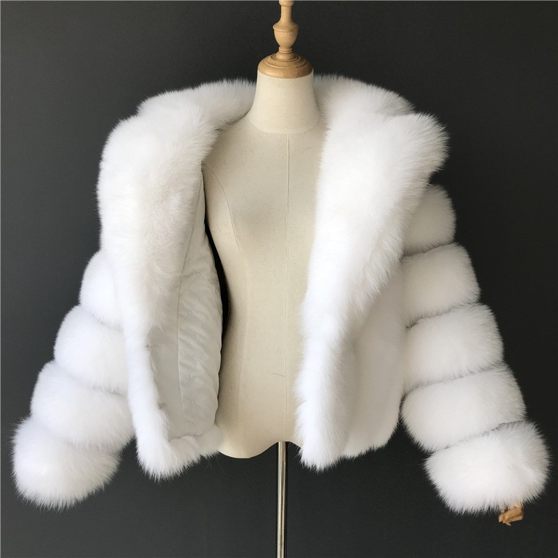 Damenmode neuer Fuchspelzmantel_voghion.com