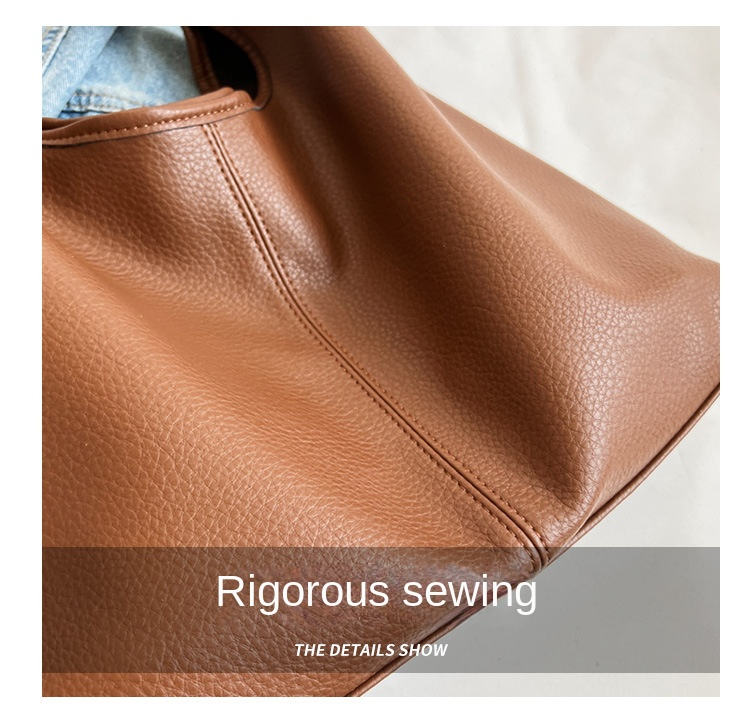 Große Kapazitätstasche weiblich 2023 Herbst und Winter neue Achseltasche im ausländischen Stil koreanische weiche Leder-Pendel-Sub-Muttertasche_voghion.com