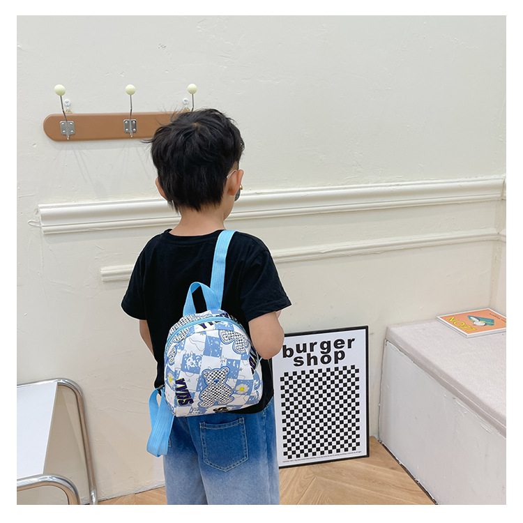Kindergarten backpack, children's baby backpack, boys and girls aged 1-2-3-5, cartoon cute backpack for children_voghion.com