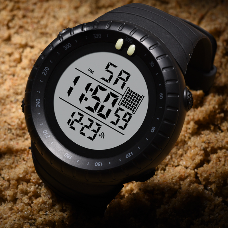 Multifunctional sports swimming waterproof men's watch date display luminous alarm electronic watch for middle and high school students_voghion.com
