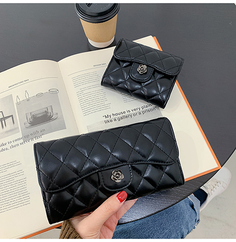 Damen Geldbörse Clutch Ledertasche Münzbörse Kreditkartenhalter_voghion.com
