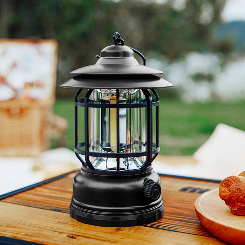 2025 neue Retro Pferd Licht Outdoor Notfall Camping Zelt Licht Cob Wiederaufladbare Tragbare Licht Hause Camping Licht LED_voghion.com