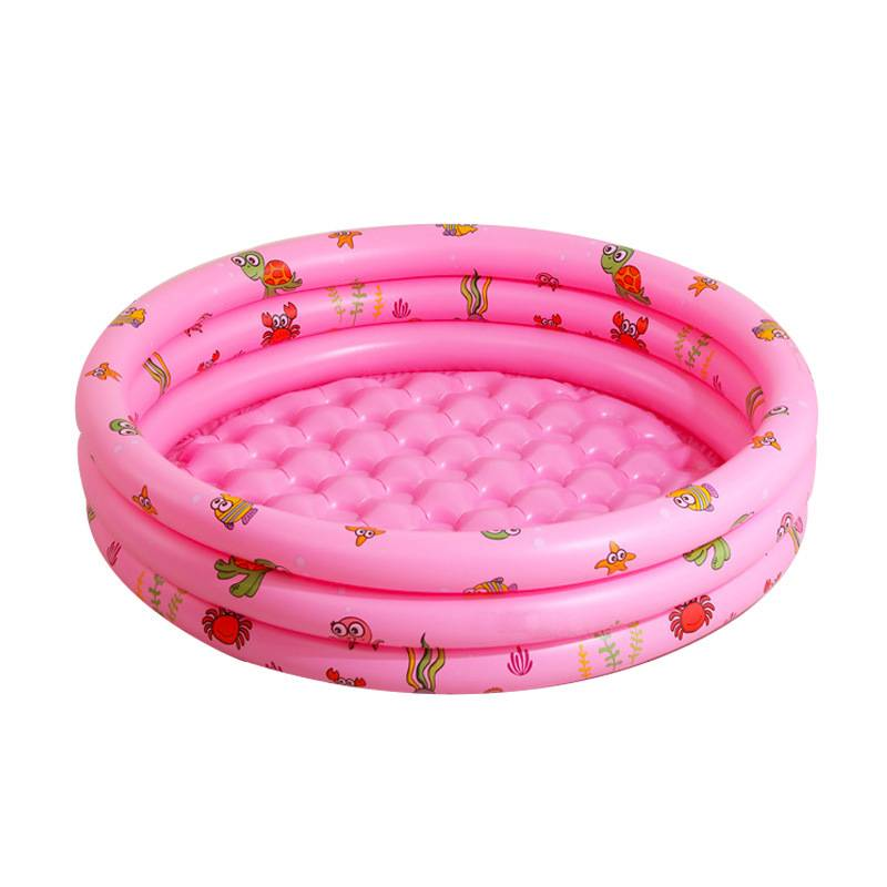 Inflatable Kids Pool Thickened Round Foldable Baby Swimming Pool For Indoor Outdoor Use Multi Functional As Ball Pit Or Water Play_voghion.com