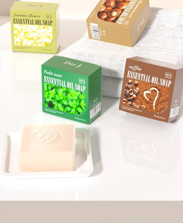 Der.J Essential Oil Handmade Soap - Plant - Extracted Cleansing & Bathing Soap_voghion.com