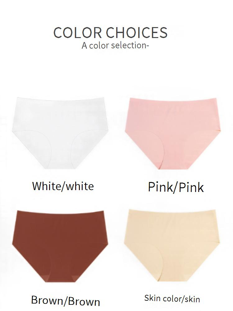 Women's Intimates Sports Hip Lifting Women's Underwear Comfortable Hem Waist And Abdomen Ice Silk Large Size Seamless Briefs_voghion.com