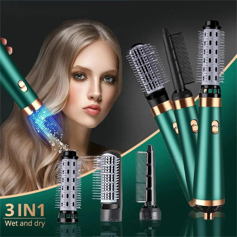NEW Hair Dryer Comb Hot Air Curling For Hair Roller Blow Dryer Ionic Hair Straightening Brush Quick Dry Hair Curler Curling Iron_voghion.com