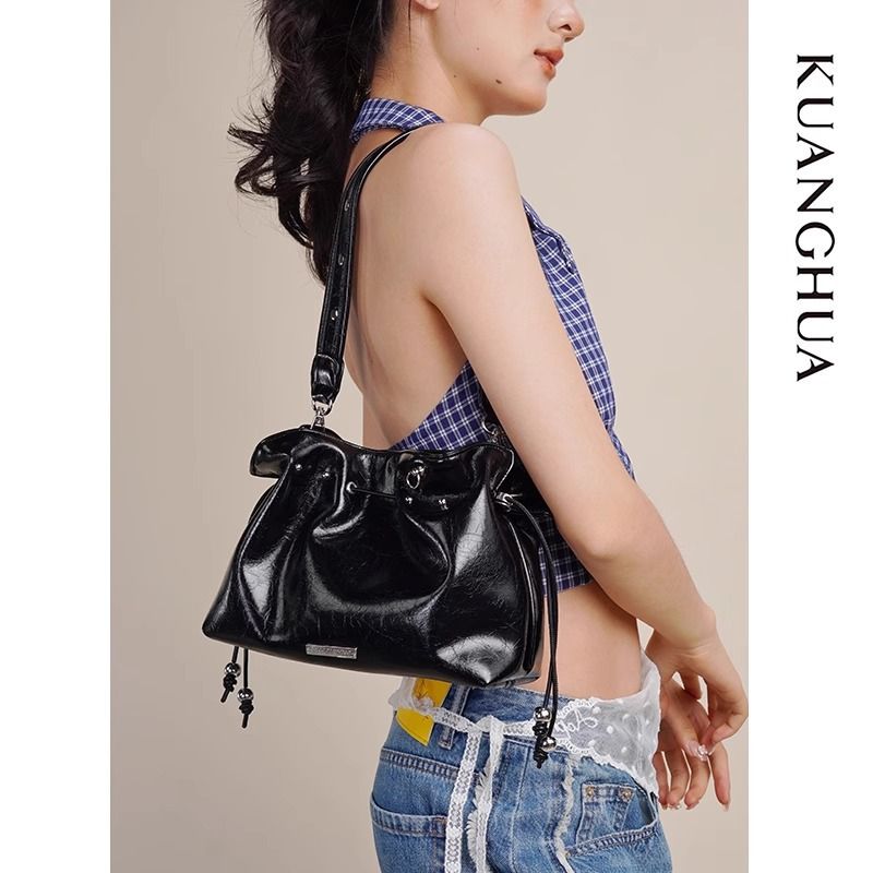 Wen Qi Same Style Creative Bucket Series Mini Clutch For Women Commuting Wandering Small Casual Crossbody Bag_voghion.com