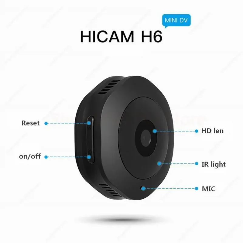Mini cámara Wifi 4K 1080P HD Visión nocturna Cámara web IP inteligente para el hogar Vigilancia remota Micro videocámaras Portátil Invisible_voghion.com