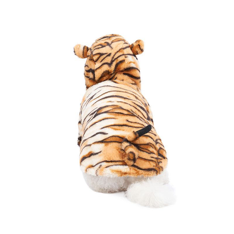Costume da tigre 3D, divertente, trasformabile, per bulldog francese, piccolo, per Halloween, inverno, animale domestico, cane di taglia media_voghion.com