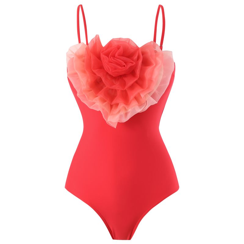 Women's Clothing Backless Sexy New One Piece Swimsuit Mesh Beach Skirt Swimsuit Suit_voghion.com