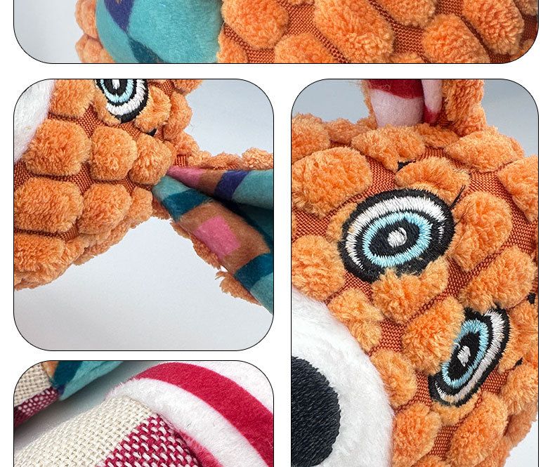 Dog Squeaky Boredom Reliever Pet Durable Chew Energy-Consuming Teeth Grinding Plush Toy Shiba Inu Corgi Supplies_voghion.com