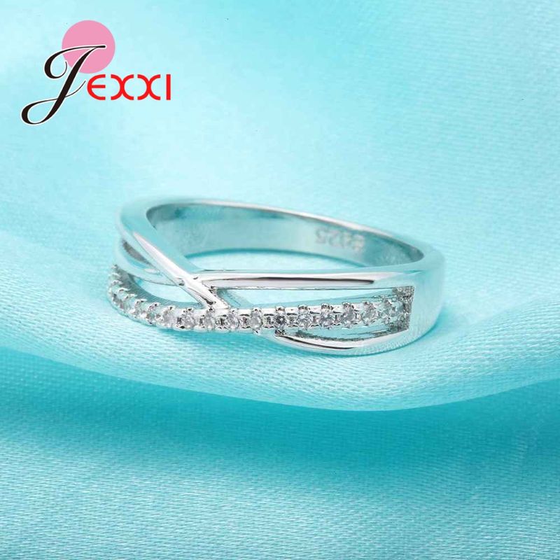 2025 Neuheiten Neue Breite Quer Cubic Zirkon Sterling Silber Ring Mode Weibliche Schmuck Unendlichkeit Frauen Hochzeit Ringe Für Party_voghion.com