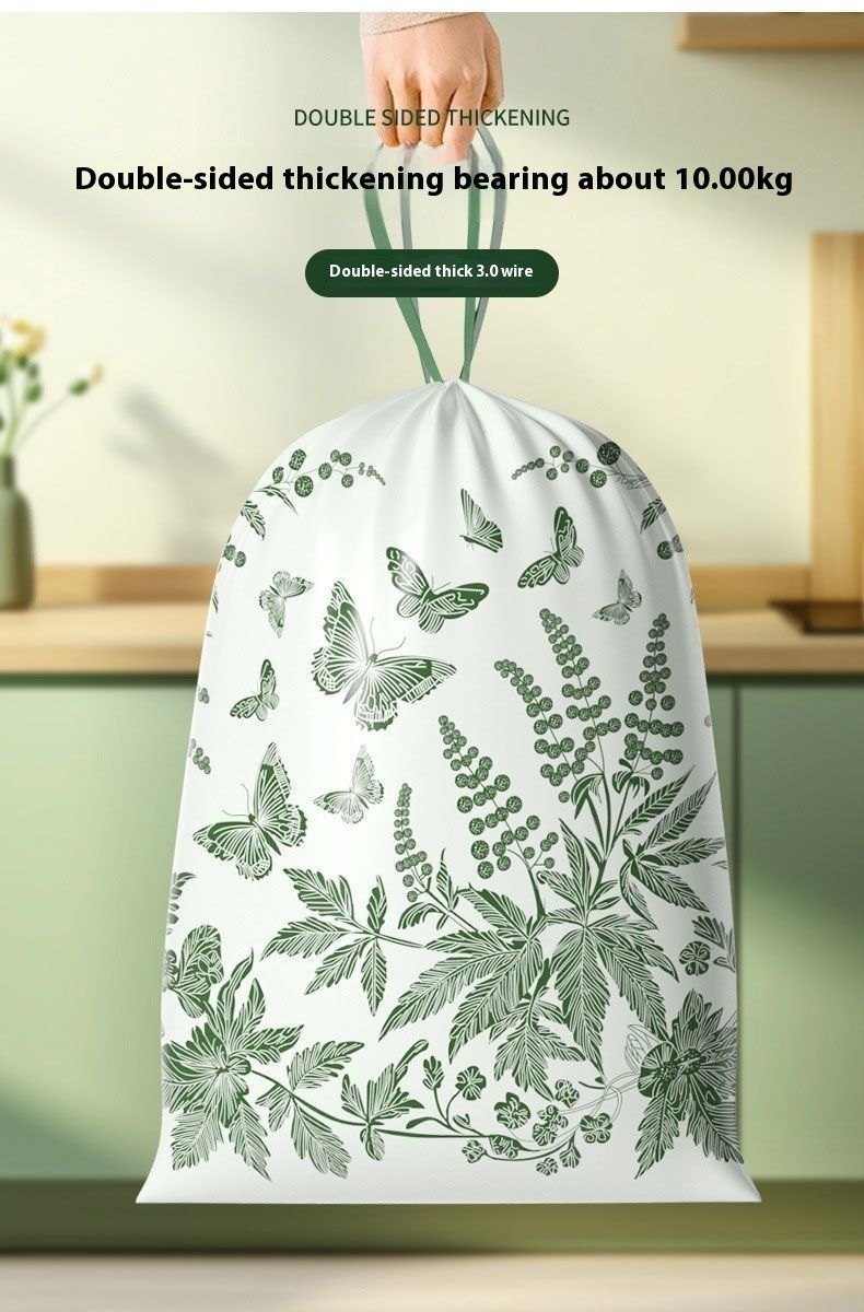 Brabantia Printed Drawstring Bin Bags - Extra Thick 30L Kitchen & Bathroom Trash Liners
_voghion.com