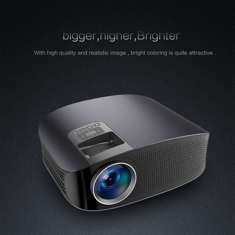 YG600 LCD LED Projetor 3600 Lumens 1080P Com Fio Sincronização Exibição Vídeo Multi Tela Home Cinema Projetor HD VGA USB DVD Player_voghion.com