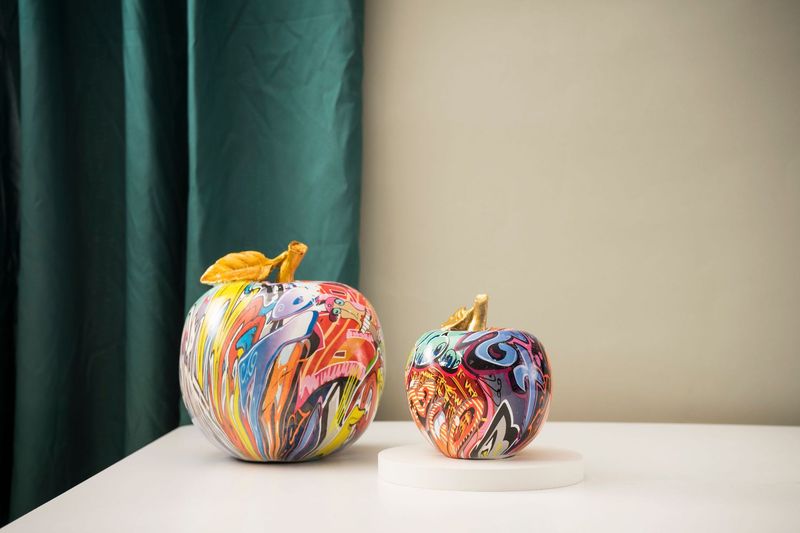 New Colorful Printed Ornament Creative Fruit Living Room Bookshelf Personalized Home Art Decoration_voghion.com