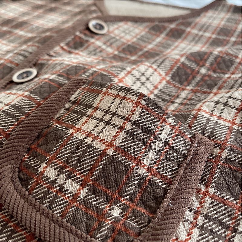 Boys' Spring New Fashionable Western Baby And Children's Princess Style Long Sleeve Checkered Coat Three Piece Set_voghion.com