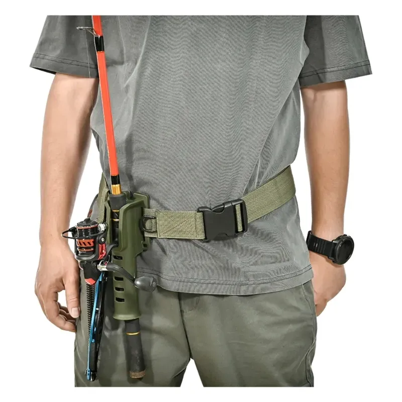 Belt Waist Hanging Rod Spinning Casting Poles Reel Holder Portable Fishing Tool_voghion.com