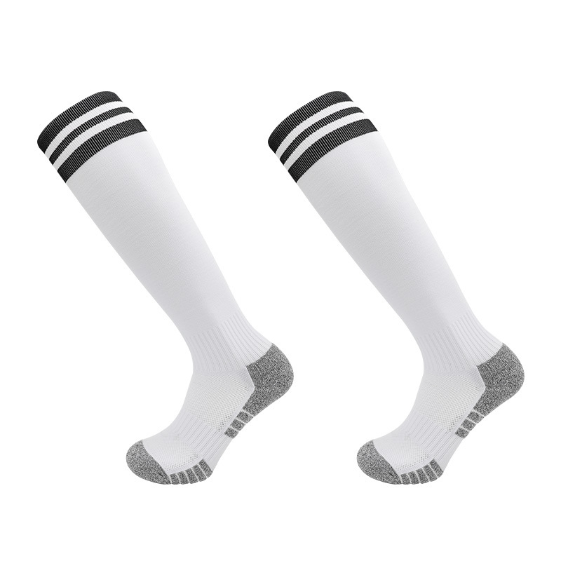 Calcetines de fútbol antideslizantes para adultos, medias para hombres, calcetines hasta la rodilla para niños, calcetines deportivos profesionales con fondo de toalla al por mayor_voghion.com