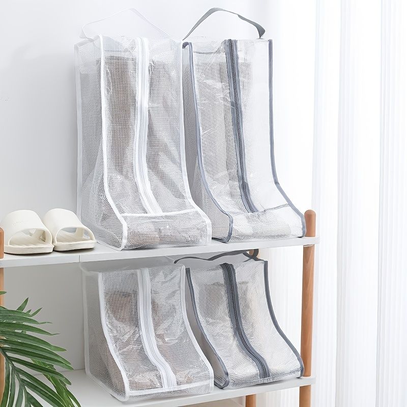 Shoe Dustproof Storage Bag, Boots, Long Boots, Short Boots, Travel Storage Bag, Shoe Protective Cover, With Handheld_voghion.com