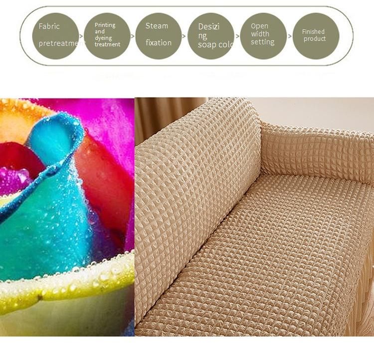 Copridivano con gonna a bolle elasticizzata, copridivano antipolvere elastico a copertura totale, protezione antiscivolo per divano in vari colori_voghion.com