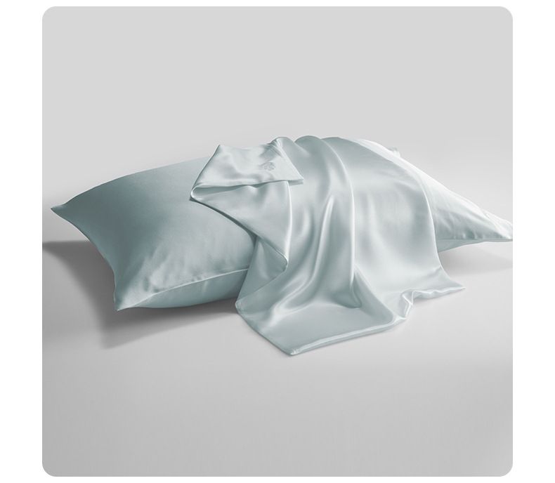 Silk-Like Pillowcase Set - Double-Sided Satin (48x74cm Envelope Closure Ultra-Smooth & Skin-Friendly)_voghion.com