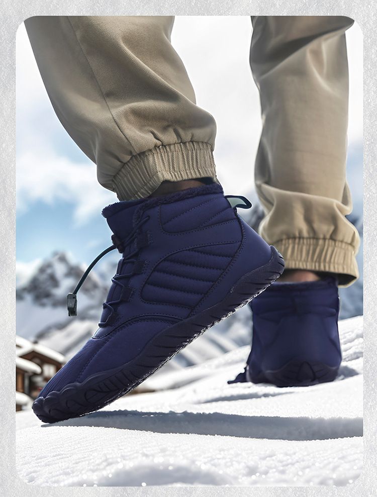 Ski Boots Winter Cold Proof Boots Plus Velvet Thickened High Top Outdoor Men And Women Snow Boots Couple Non Slip And Water Resistant Cotton Shoes_voghion.com