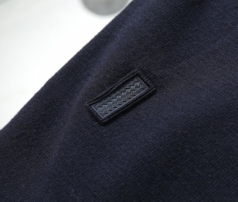 Z Brand Simple And Stylish! Wool Blend Stand Collar Men's Business Casual Pullover Knit Half-Zip Sweater_voghion.com