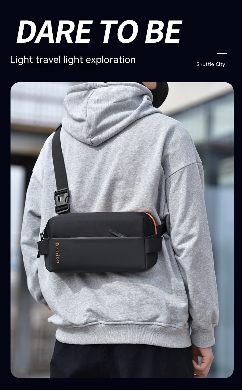 Borsa da petto da uomo: nuovi pannelli leggeri e alla moda, elegante borsa a tracolla, semplice pettorale da pendolarismo, borsa a tracolla da uomo da viaggio all'aperto_voghion.com